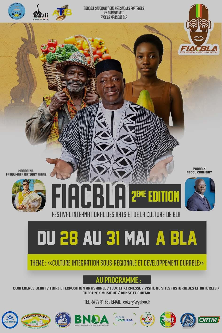Affiche originale FIACBLA deuxième édition, année à confirmer